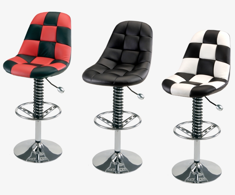Click On Slides For Popup Images - Pitstop Furniture Pit Crew Bar Chair - White, transparent png download