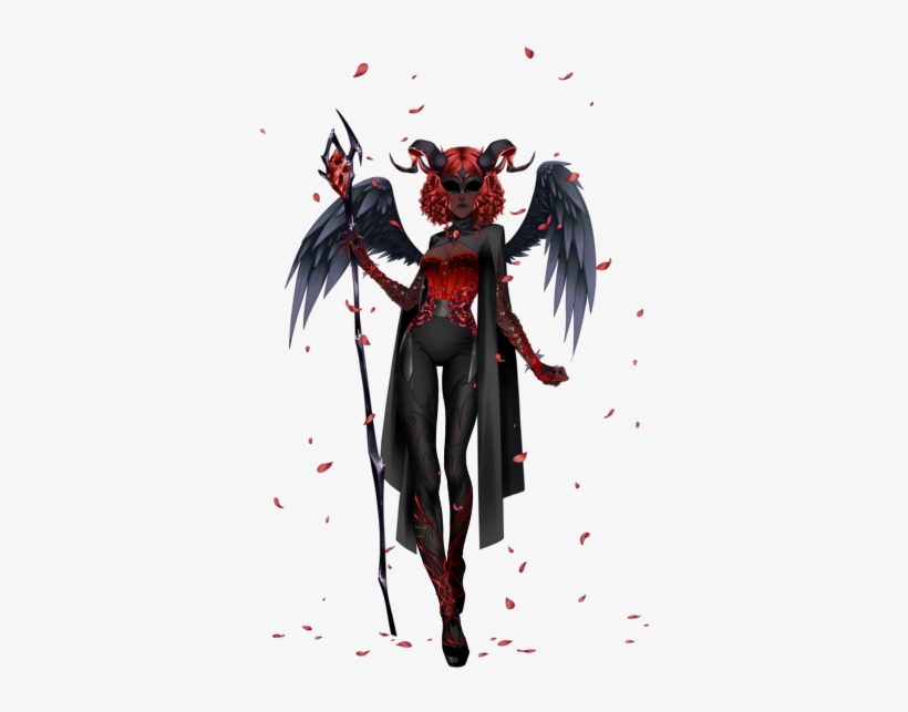 Eldarya Devil Fantasy Dark Fantasy Evil Demon Devil - Illustration, transparent png download