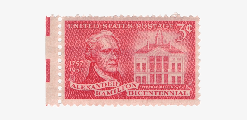 Scott - Alexander Hamilton Postage Stamp, transparent png download