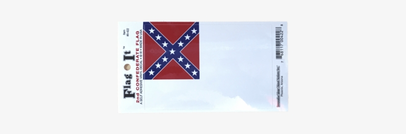 2nd Confederate Flag Sticker - U.s. Army Flag Decal, transparent png download