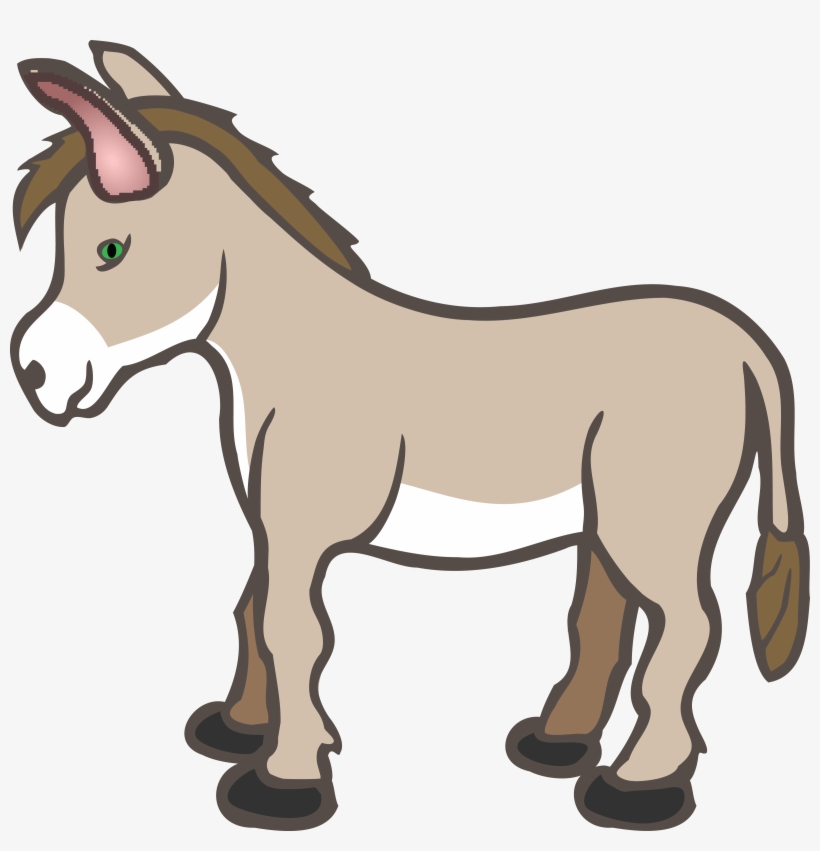 Donkey Clipart Png - Donkey Clipart, transparent png download