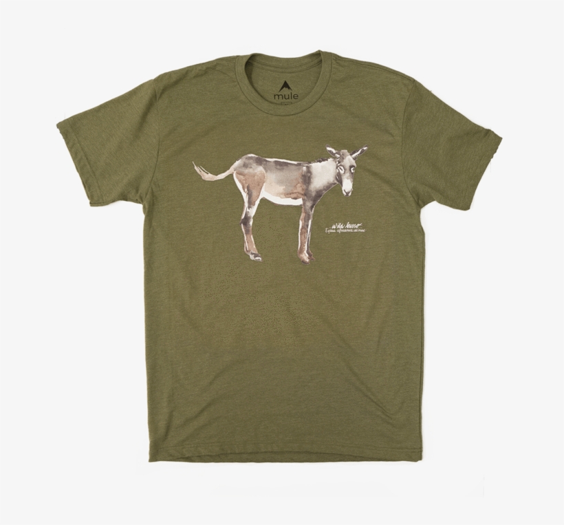 Wild Burro T-shirt - Shirt, transparent png download