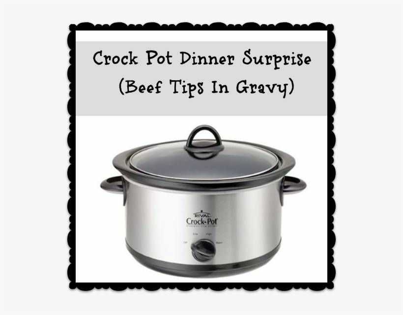Easy Dinner Surprise - Silver Crock Pot, transparent png download