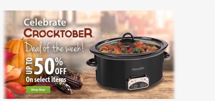 Crocktober™ Save Up To 50% Select Items - Crock-pot 4-quart Smart-pot Slow Cooker, transparent png download