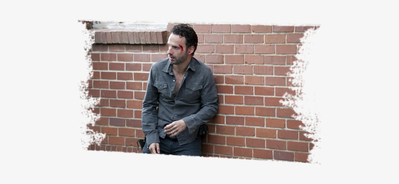 In Tonight's Episode Of “the Walking Dead,” 18 Miles - Rick Grimes Denim Shirt, transparent png download