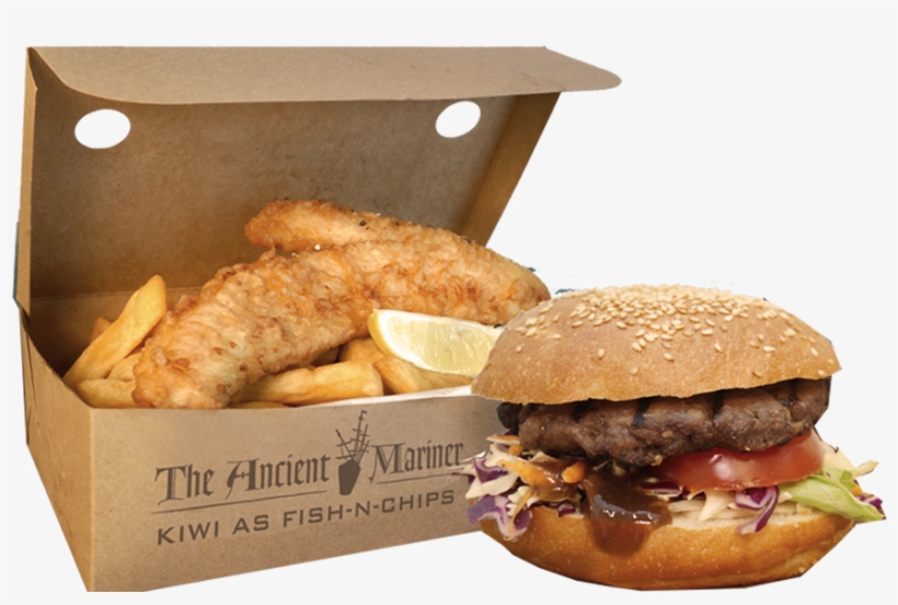 Fish And Chip Burger Nz, transparent png download
