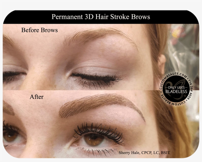 Permanent Brows Results - New York, transparent png download