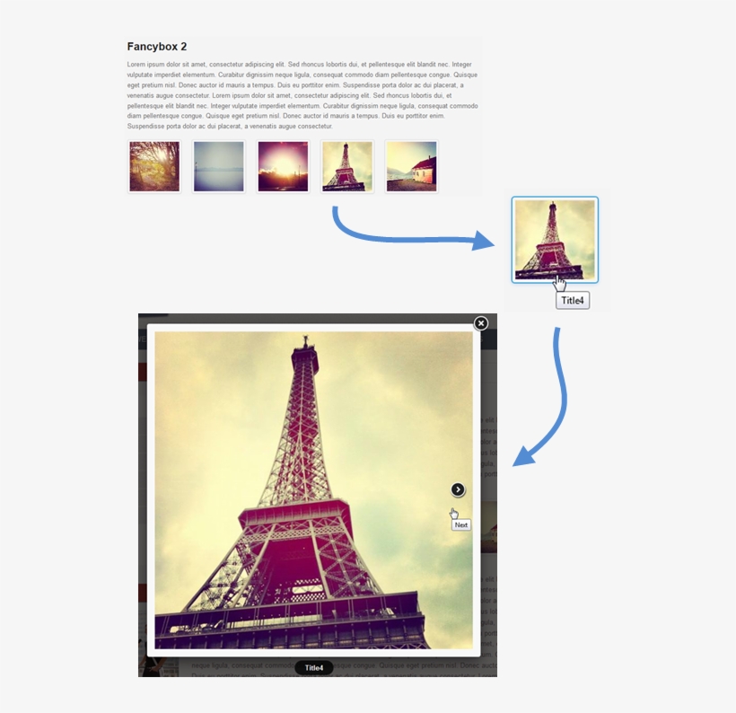 Fancybox Illustration - Eiffel Tower, transparent png download