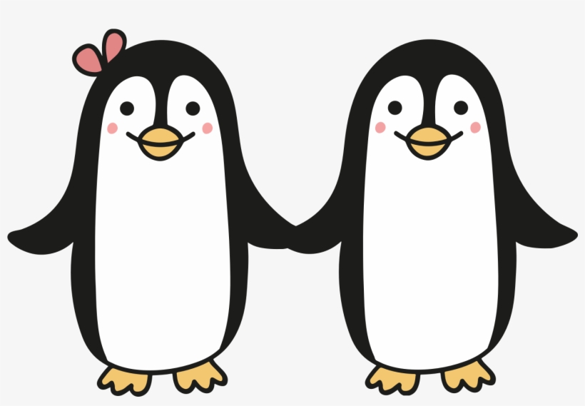 Png Ubisafe Drawing Birds Picturesquely Png Png Www - Fondos De Pantallas Para Parejas De Pinguinos, transparent png download