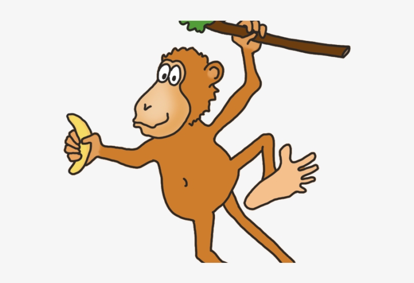 Funny Monkey Cliparts - Monkey, transparent png download