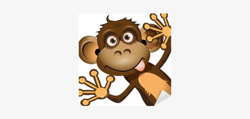 Funny Cartoon Monkey, transparent png download