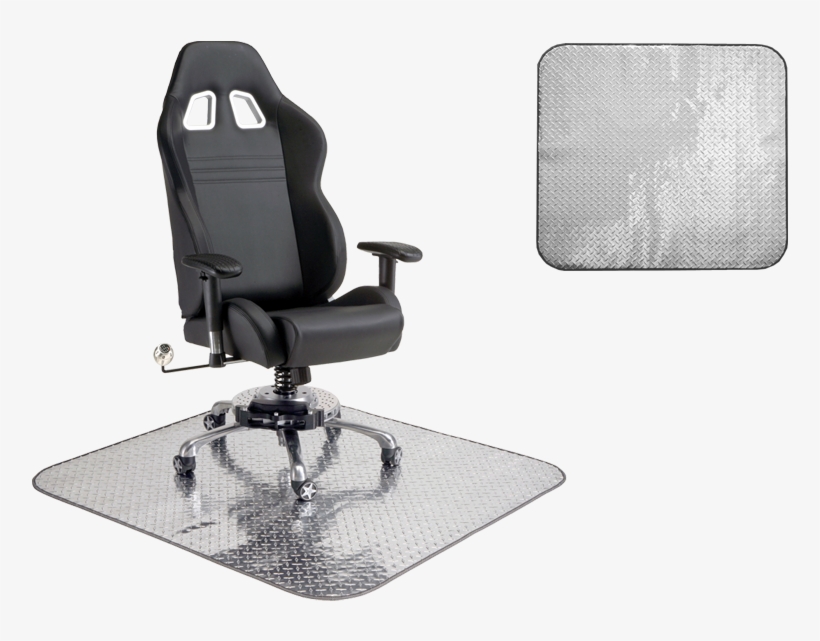 Pit Stop Furniture Pitstop Diamond Plate Chair Mat, transparent png download