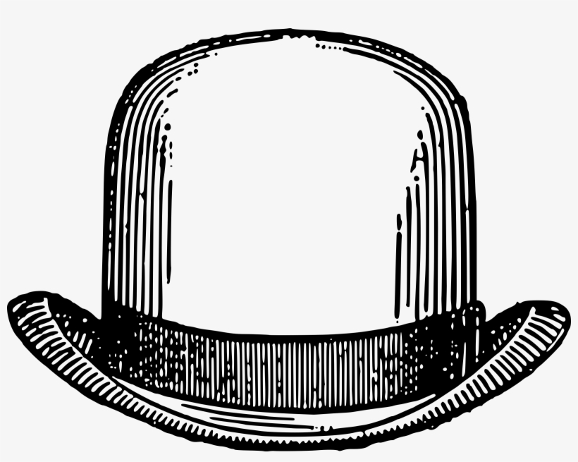 Big Image - Bowler Hat Clip Art, transparent png download