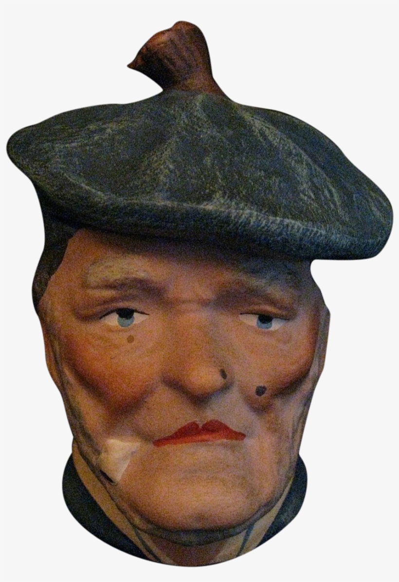 Whimsical French Figural Earthenware Humidor - Illustration, transparent png download