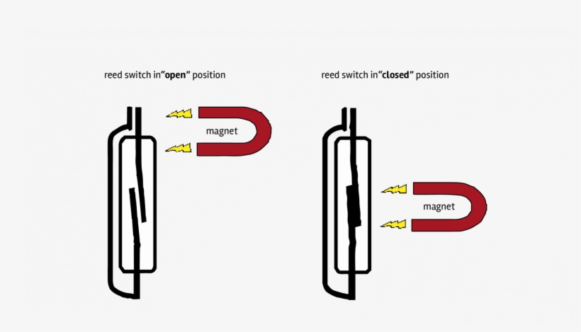 Reed Switch - Magnetic Reed Switch, transparent png download