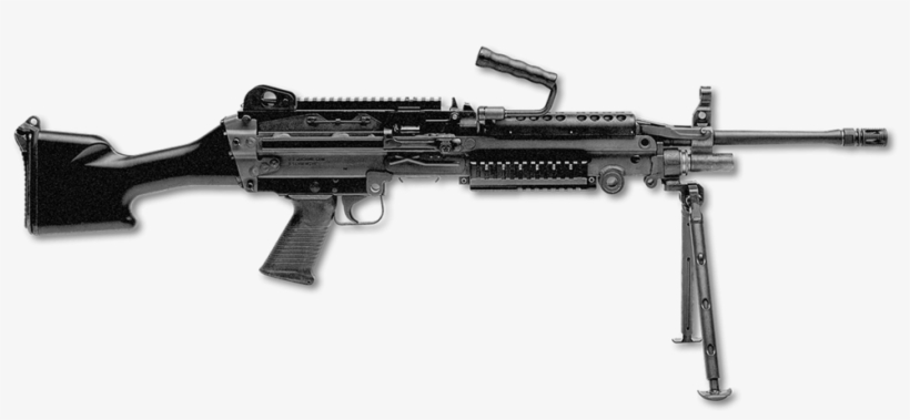 Fn M249 Squad Automatic Weapon - Fn Saw, transparent png download