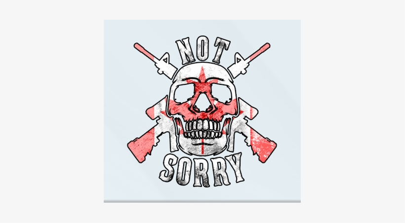 Canadian Military "not Sorry" Window Decal - Decal, transparent png download