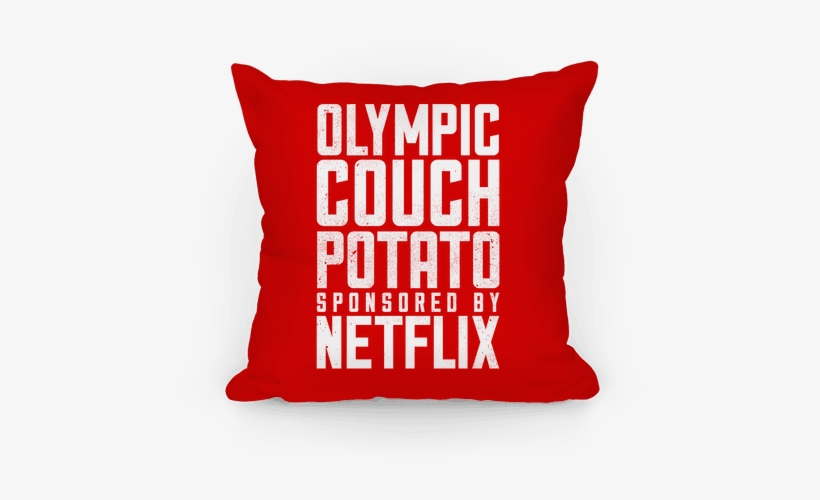 Olympic Couch Potato Pillow - She's Beauty She's Grace She Ll Punch You In The Face, transparent png download