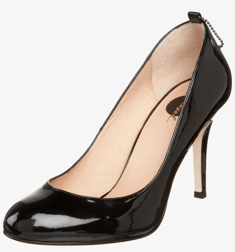 Black Women Shoe Png Image - Ladies Black Heeled Shoes, transparent png download