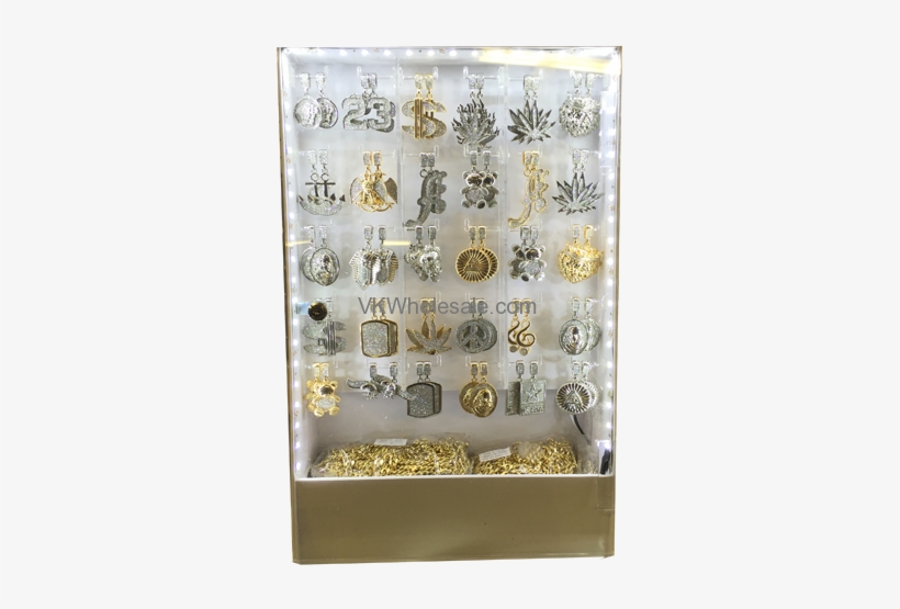 Hip Hop Necklace Set Display Wholesale - Earrings, transparent png download