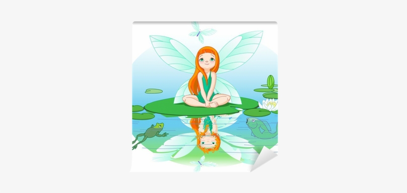 Fairy Observes For Flying Butterfly Wall Mural • Pixers® - Cute Fairy, transparent png download