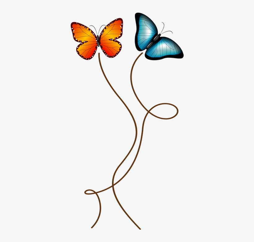 Flying Butterflies Sticker, transparent png download