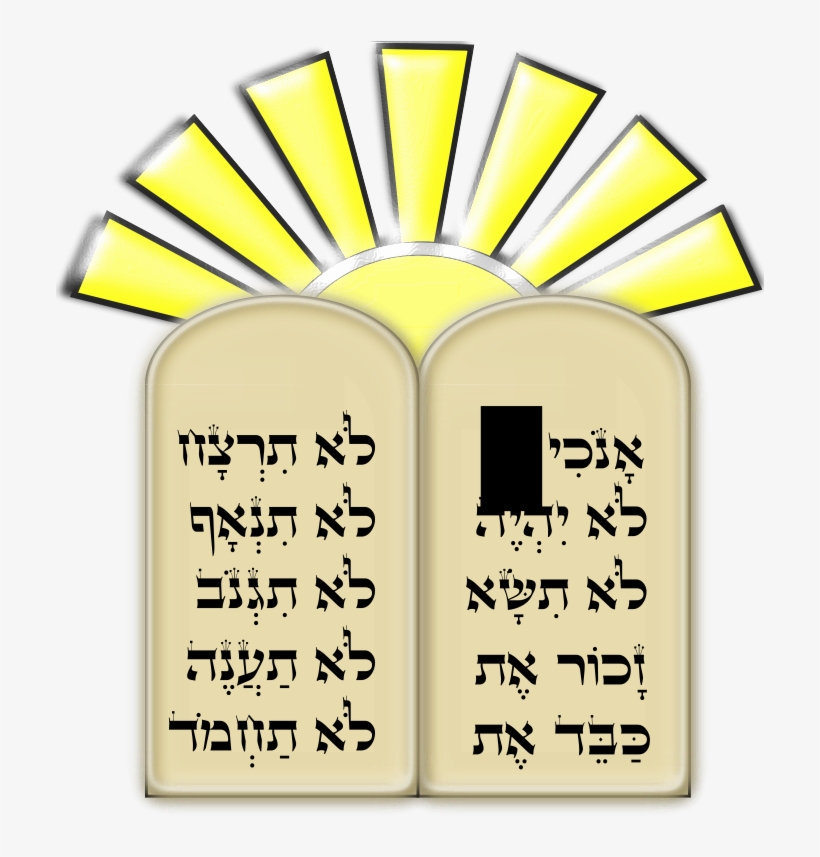 3drose Ct 62086 2 The 10 Commandments Ceramic Tile,, transparent png download