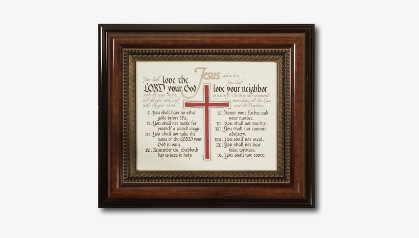 The Ten Commandments Were Done In Fraktur, And The - Sdsu Diploma 2017, transparent png download