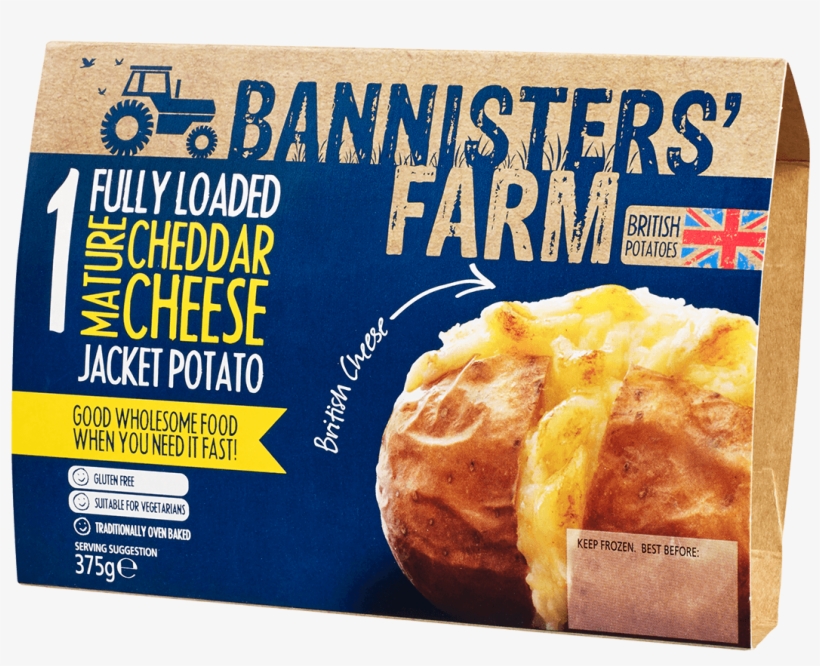 Bannisters' Farm Bannisters' 4 Ready Baked Potatoes, transparent png download