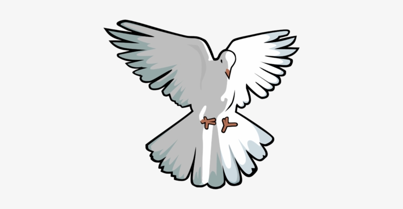 Hovering Dove - Dove Clip Art, transparent png download