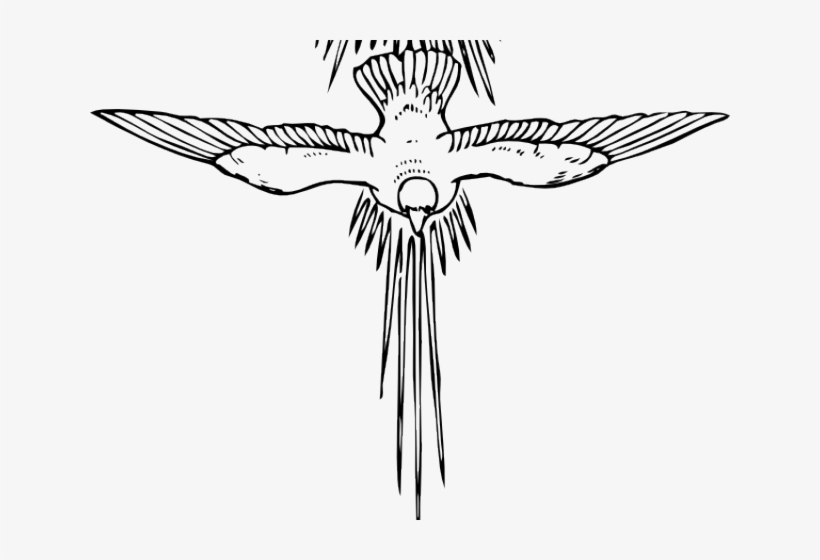 Holy Spirit Clipart Black White, transparent png download