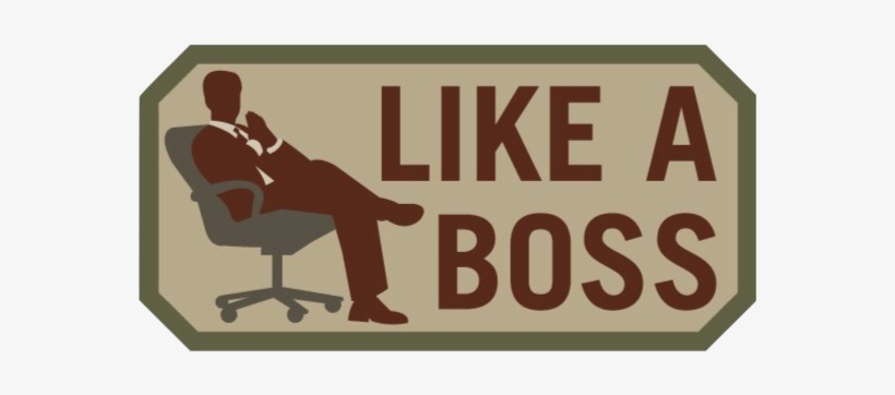 Like A Boss - Milspec Monkey Patches, transparent png download