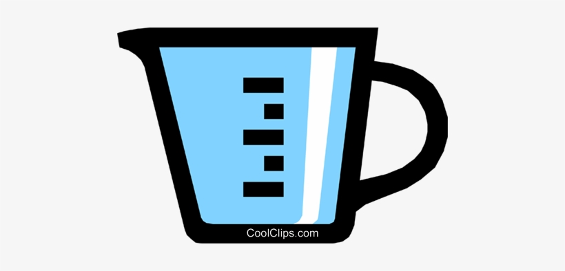 Symbol Of A Measuring Cup Royalty Free Vector Clip - Clip Art, transparent png download