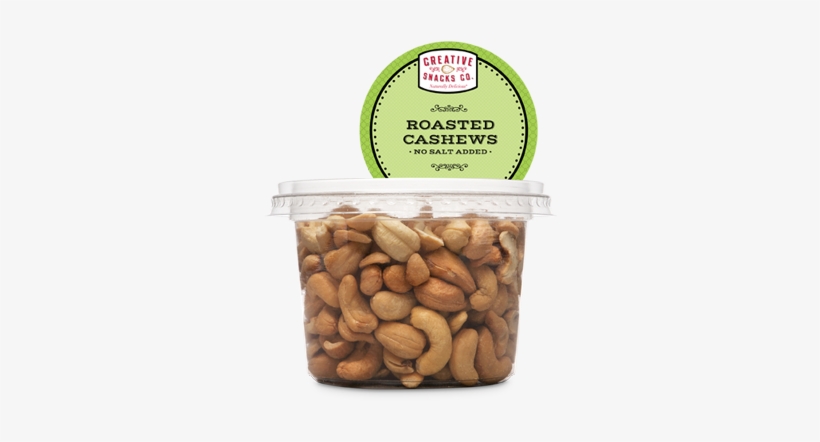 Roasted, No Salt Cashews - Creative Snacks Co., Llc, transparent png download