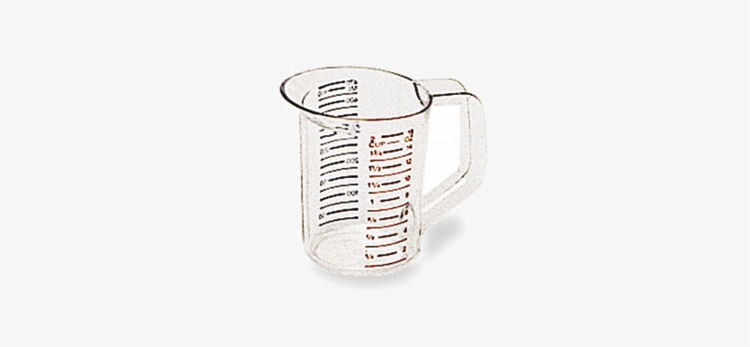Bouncer Measuring Cup, 1 Pint, Rubbermaid Fg321500clr - Silver, transparent png download