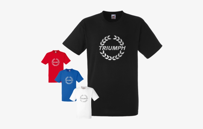 Triumph Silver Wreath T-shirt - T Shirts Renault, transparent png download