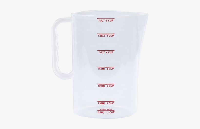 Jug Plastic 1 Litre - Coffee Cup, transparent png download