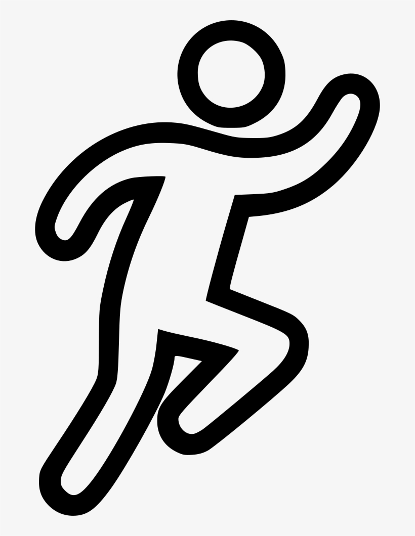 Running Person - - Vector Graphics, transparent png download