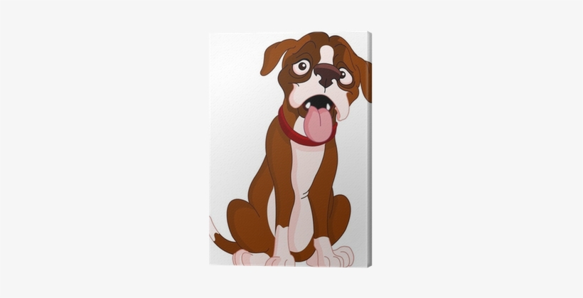 Boxer Dog Cartoon, transparent png download