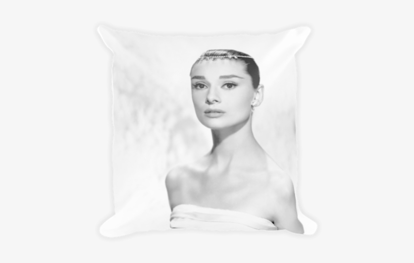 18" X 18" Microfiber Double-sided Print Throw Pillows - Audrey Hepburn Magazine Covers, transparent png download