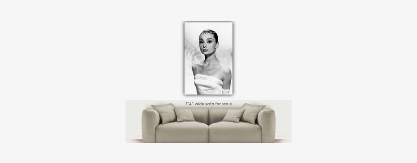 32" X 48" Fine-grained Gallery Wrap Canvas, - Audrey Hepburn Funny Face, transparent png download