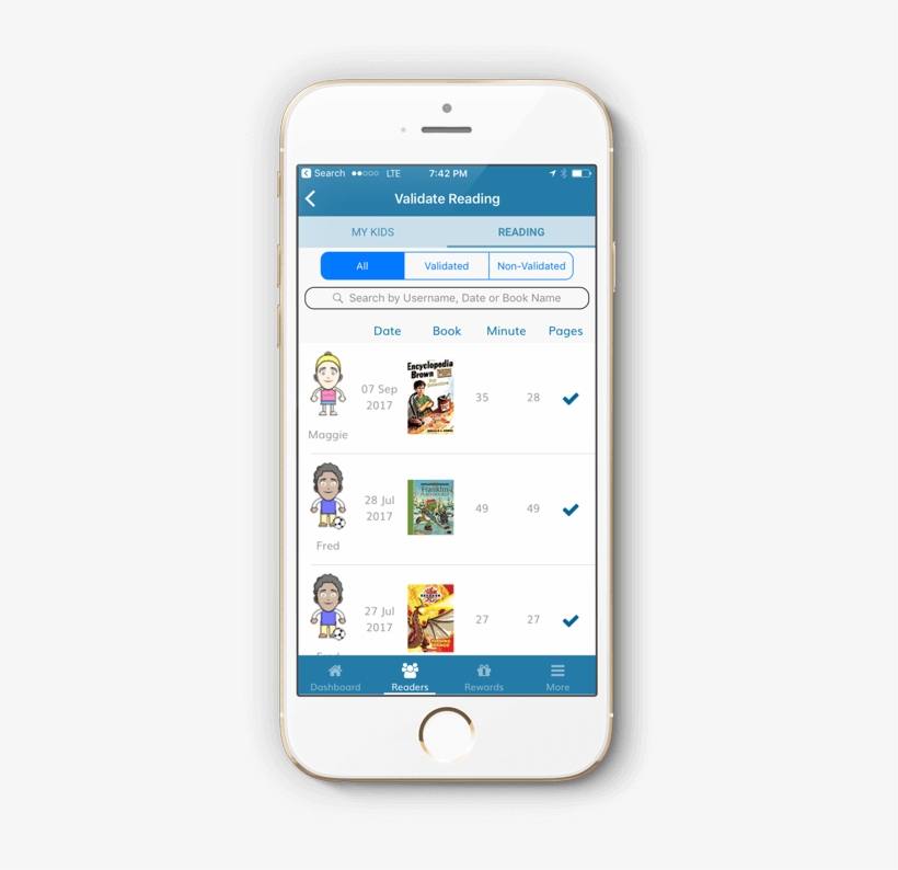 How Much Kids Are Reading - Iphone, transparent png download