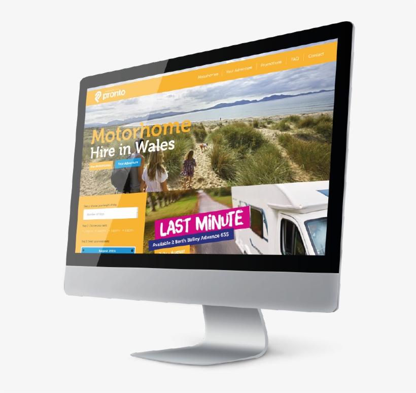 Pronto Mac Screen - Computer Monitor, transparent png download