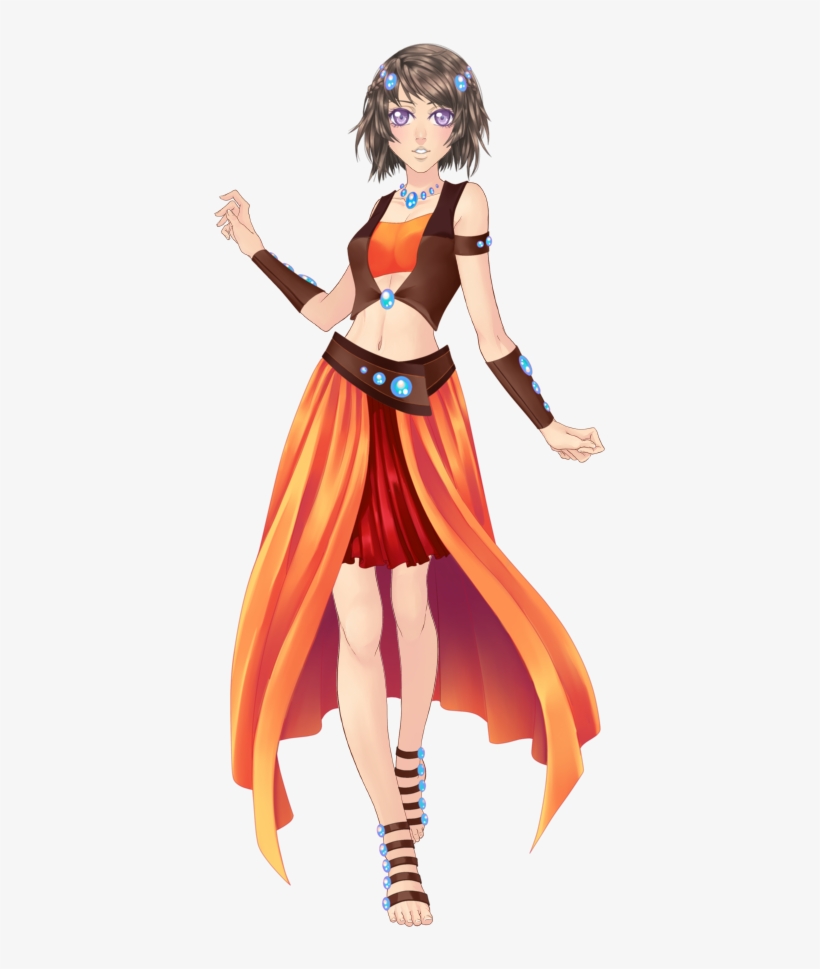 Outfit Folded Gems - Eldarya Folded Gems, transparent png download