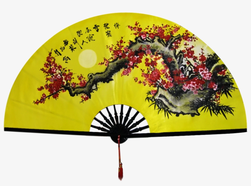 Tranh Quạt Hoa Mai - Ochna Integerrima, transparent png download