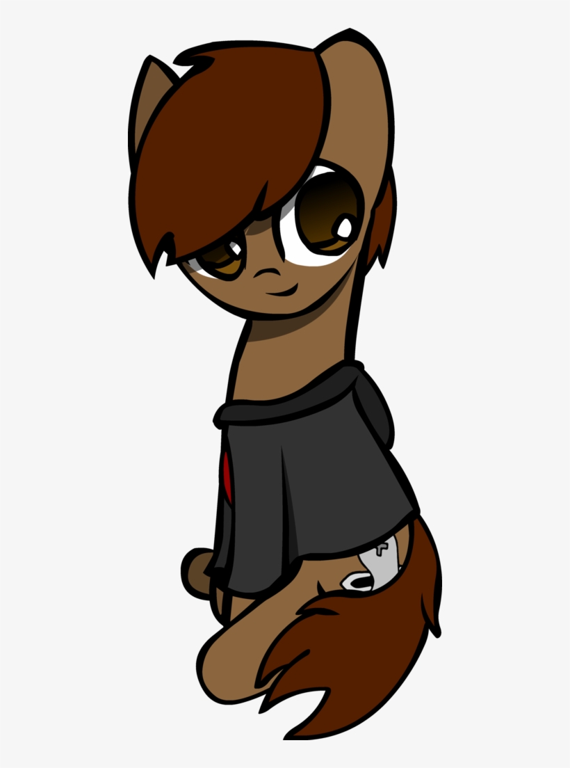 Darksoma, Brown Eyes, Clothes, Cutie Mark, Dark Brown, - Cartoon, transparent png download