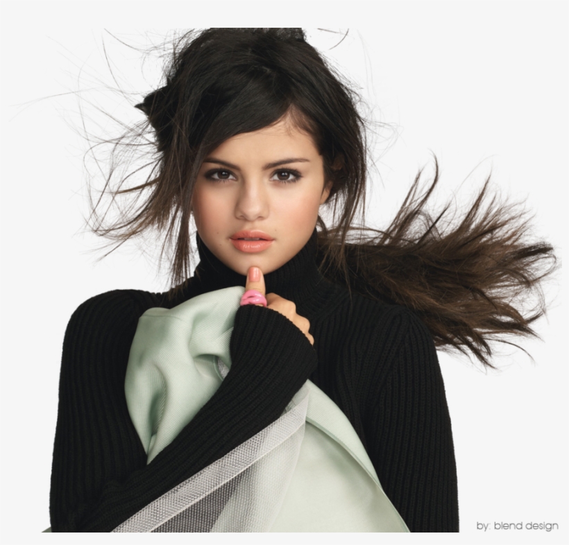 Selena Gomez Kisses And Tells - Girl Brown Hair Png, transparent png download