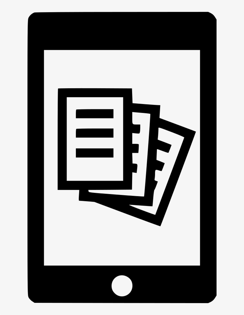Handheld Ipad Kindle Reading Tablet Ebook Comments - Ebook Icon Png, transparent png download