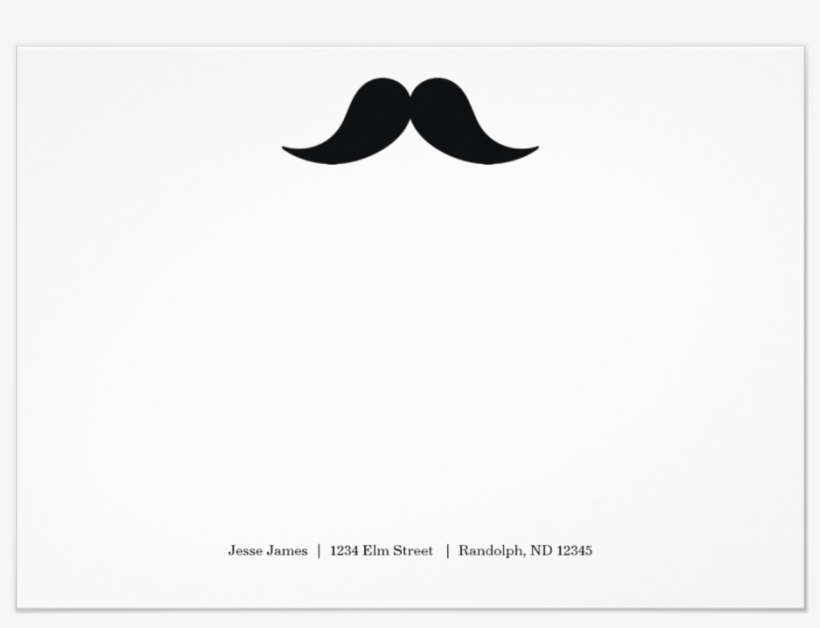 Mustache Note Cards Moustache PNG Image Transparent PNG Free