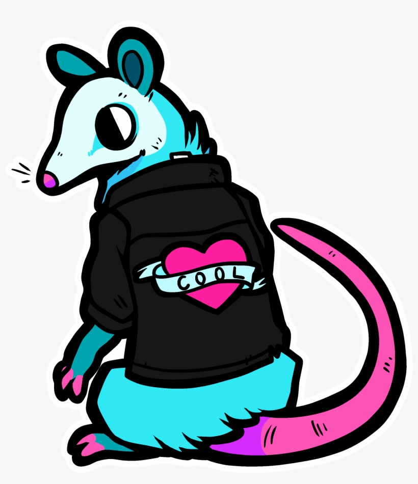 Rad Opossum - Fur, transparent png download